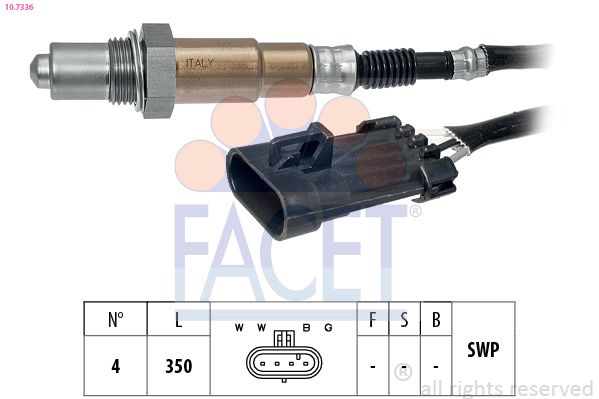 Opel Oksijen Sensörü - FACET 10.7336