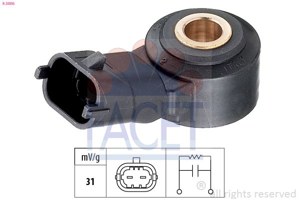 Opel Vuruntu Sensörü Opel Astra H / Alfa Romeo 156 159 Giulietta Gtv Mıto Spıder 1.4 1.4 Tb 1.6 1.9 2.0 - FACET 9.3006