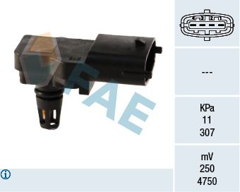 Opel Emme Manifold Basınç Sensörü Astra.H-Corsa.D-Doblo-Punto-Ducato 1.3D *Z13dth* - FAE 15036