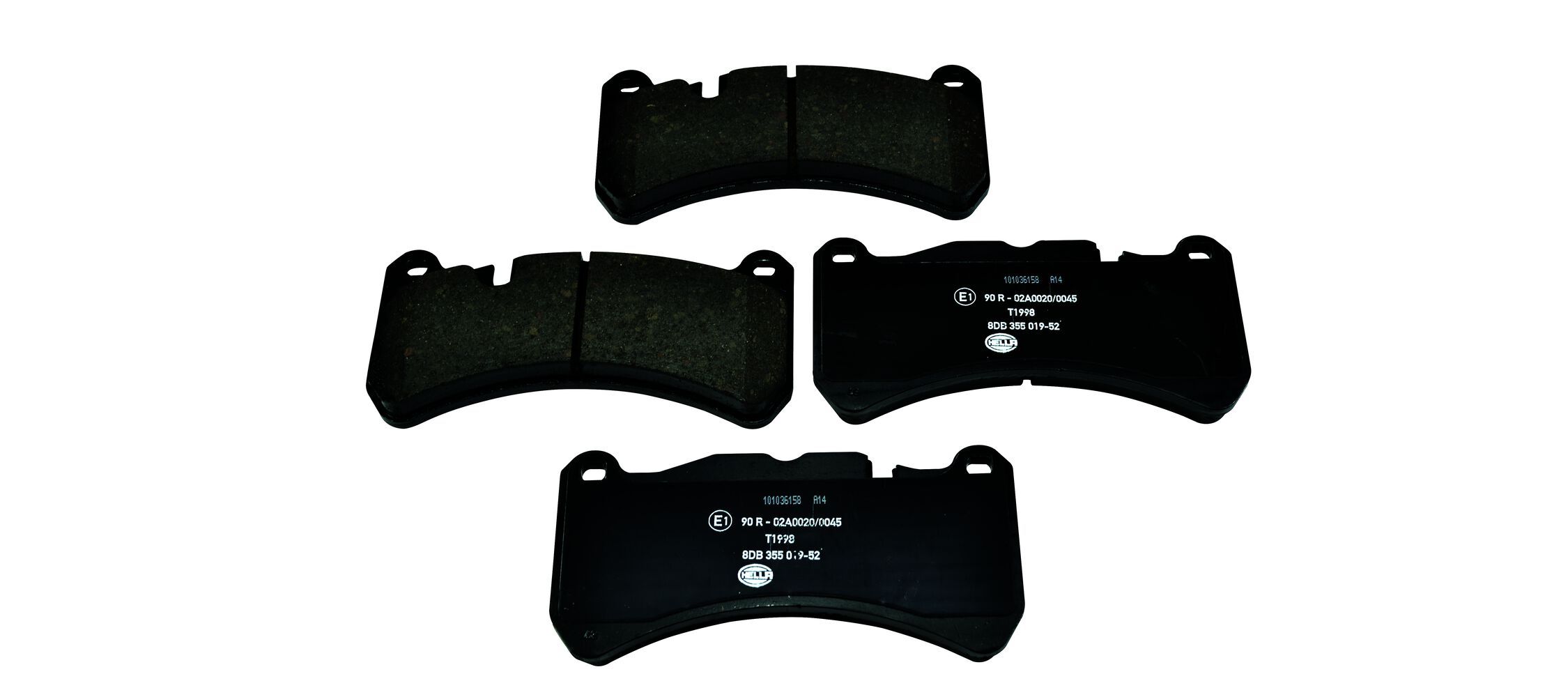 Volkswagen Ön Fren Balatası. W209. - HELLA PAGID 8DB 355 019-521