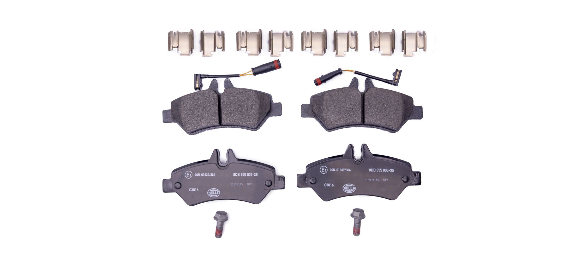 Volkswagen Arka Fren Balatası. Sprinter-Crafter. 315 Cdı… - HELLA PAGID 8DB355005-351