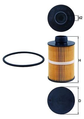 Opel Yakıt Filtresi (Fiat: Albea-Palio-Doblo 1.3 JTD / Ducato 2.0 2.3 2.8Jtd / Opel: Antara 07-11 2.0D Astra-Corsa / Zafira B 04-08 1.9D / Astra H 05-10 1.3D / Vectra C 04-08 1.9D / Lacetti 07-2.0Dcaptıva 07-/ Splash 10-1.3D / Sx4 1.6 Ddıs 13-/ Swift 1.3 Ddıs 05 -) - MAHLE KX208D