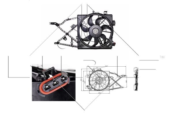 Opel Fan Motoru - NRF 47014