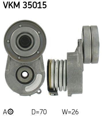 Opel Alternatör Gergi Rulmanı Opel Astra G H Combo Corsa C Meriva 17Cdtı 17Dtı 16V ( - SKF VKM35015