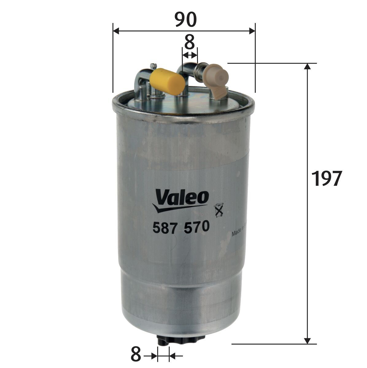 Opel Yakıt Filtresi Opel Corsa D 07-Z13dt-Dth - VALEO 587570