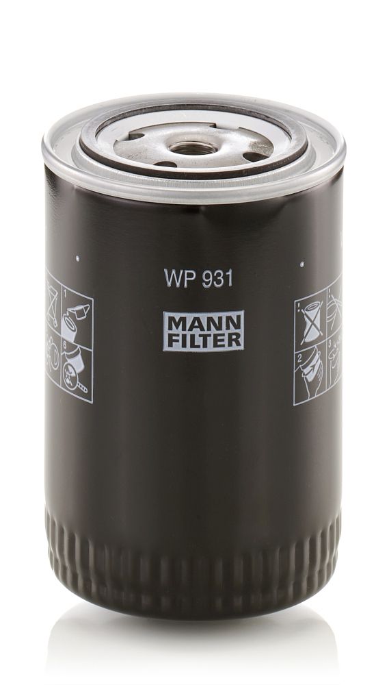 Opel Yağ Filtresi Fiat 1100-1900 61-69, 1500-2300 62-70 - MANN WP931