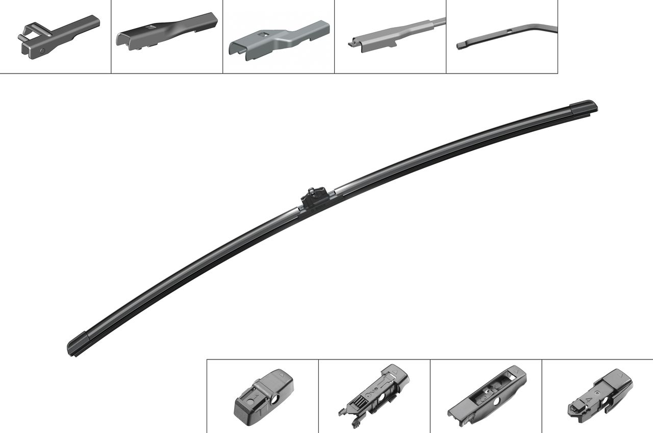 Opel Silgi Süpürgesi Tek 65Cm 07-Linea-Fıo-G.Punto-Evo-Egea-500L-Dct 13-Clio.IV Aerotwın Plus - BOSCH 3397006952