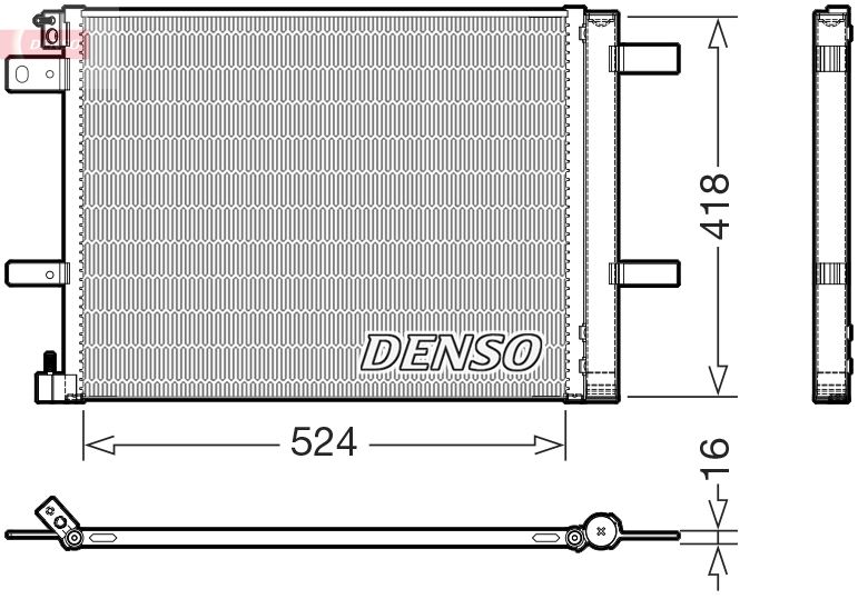 Opel Kalorifer Radyatörü Psa - DENSO DCN07062