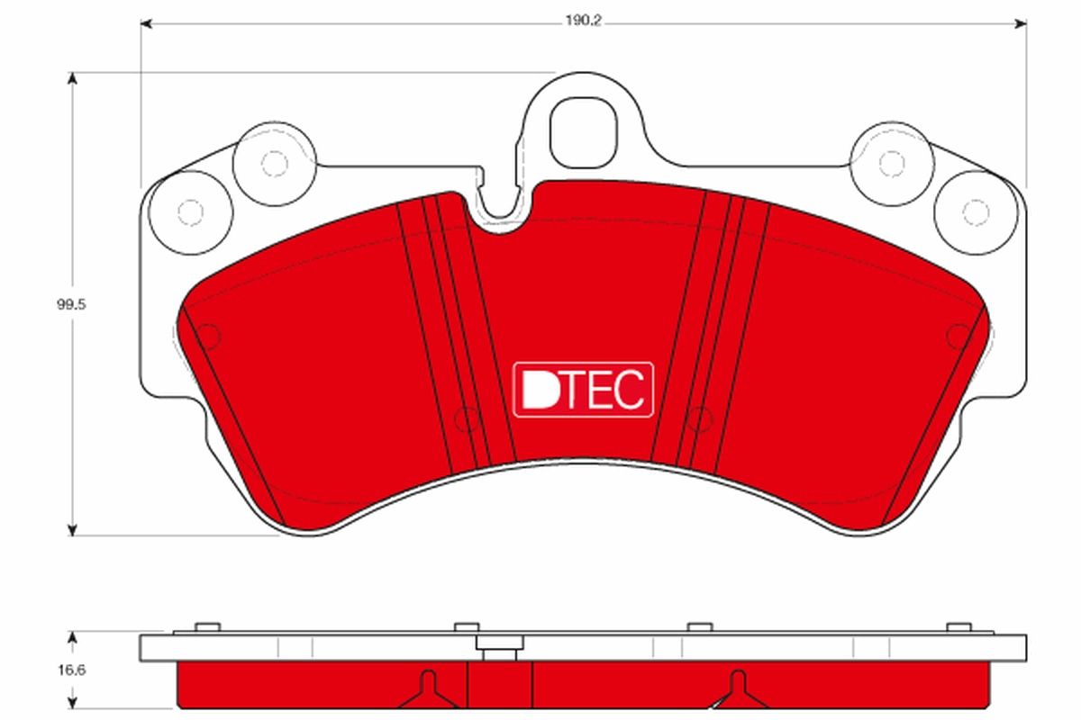 Volkswagen Disk Balata Dtec | 1 Adet - TRW GDB1547DTE