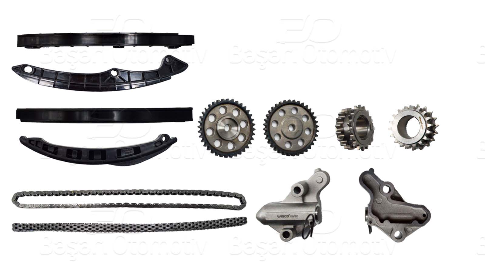 Volkswagen Zincir Seti 6 Parca VW Golf5 Passat Audi A3 1.4 TSI 1.6 FSI 04 > - WISCO 1114991-00