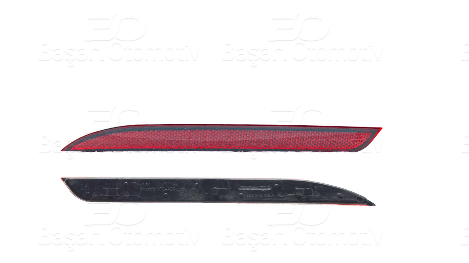 Volkswagen Tampon Reflektörü Arka Sağ VW Passat CC 13 > - WISCO 1243236-00