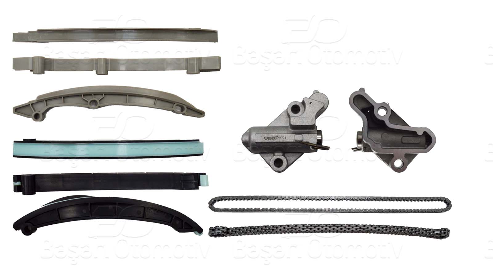 Volkswagen Zincir Seti 4 Parca VW Golf5 6 Scirocco Seat Leon 1.4 TSI Bmy Blg Cava Cavd Ckma Cthd 04 > - WISCO 1113713-00
