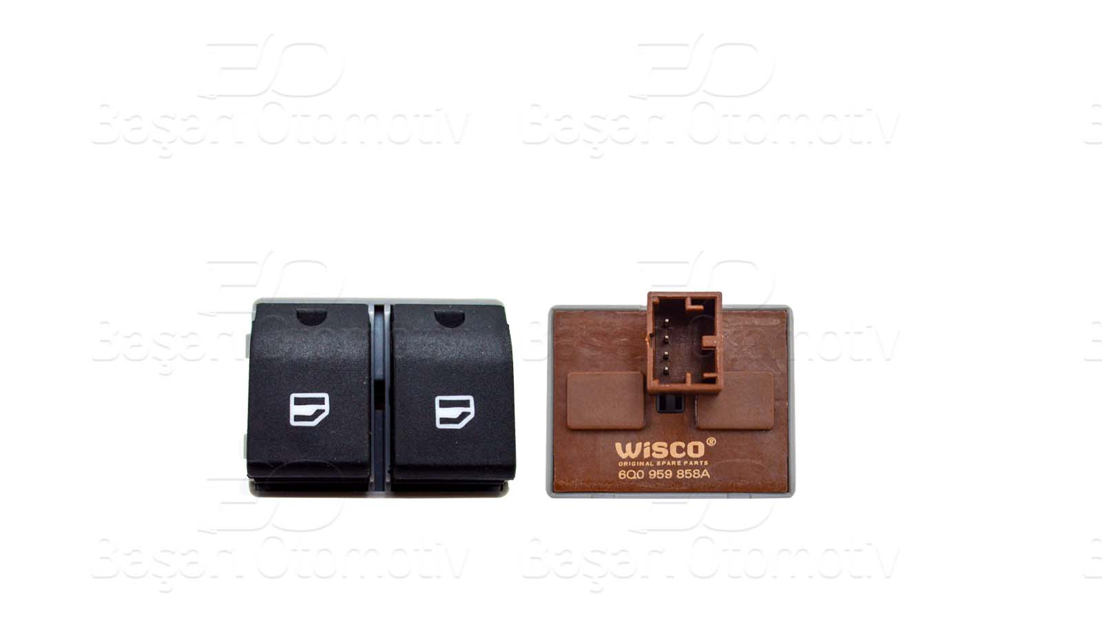 Volkswagen Cam Açma Düğmesi On 2Lı VW Polo Ibiza Cordoba 02-10 - WISCO 1223042-00
